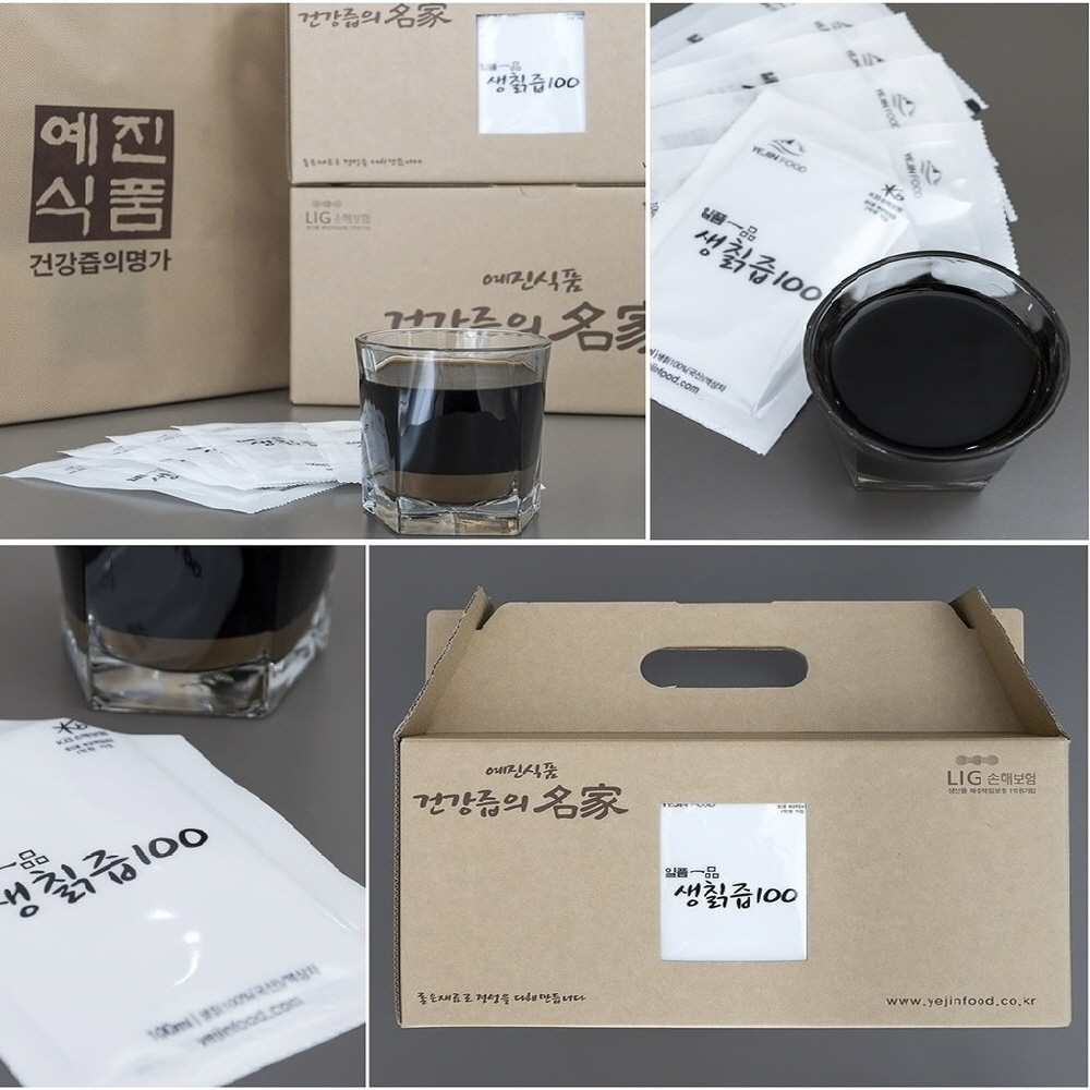 예진식품 생칡즙 진액 , 갈아서 눌러짠 착즙한 칡즙, 생즙, 100%생칡만 사용, 무첨가, 진한칡즙 : 예진식품