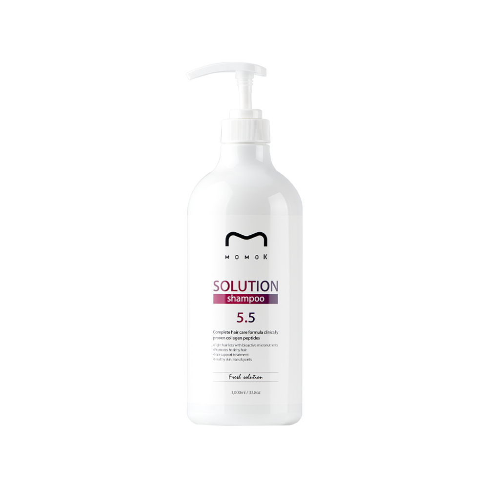 모모케이 오리지널 솔루션 5.5 샴푸 1000ml 약산성 두피 청소년 : 모모케이