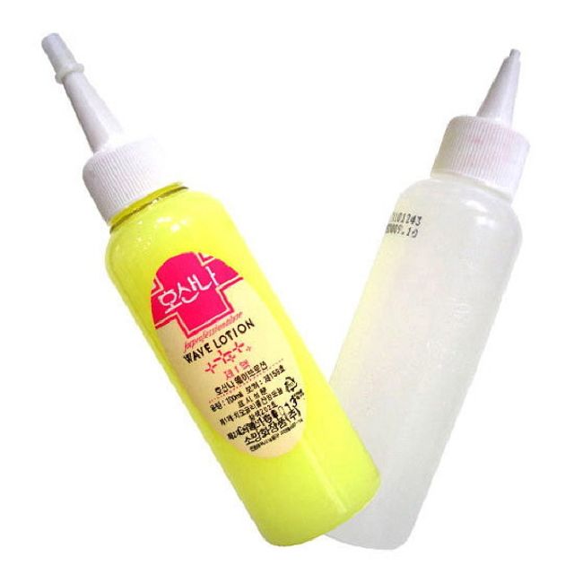 호산나 미용실 올리브영 앞 머리 뿌리 셀프 볼륨 펌 파마 약 세트 웨이브펌 100ml : 금스몰