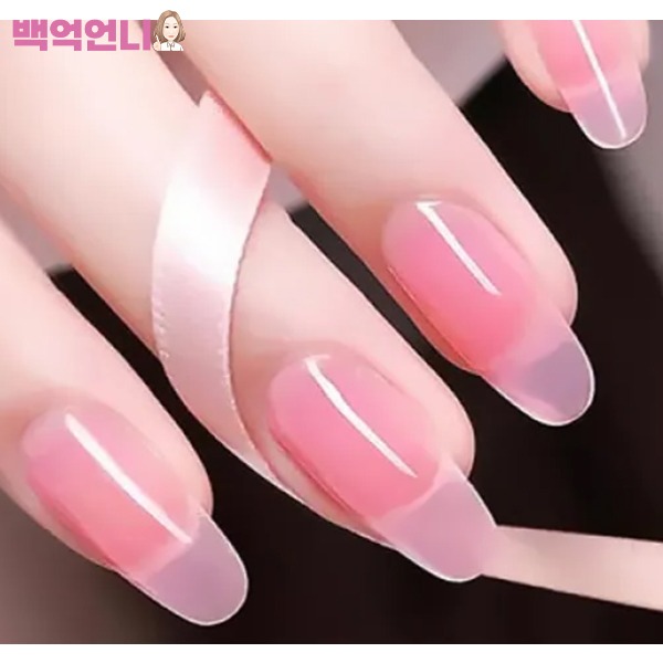 폴리젤 셀프 젤네일재료 손톱연장 로즈핑크 : 백억언니