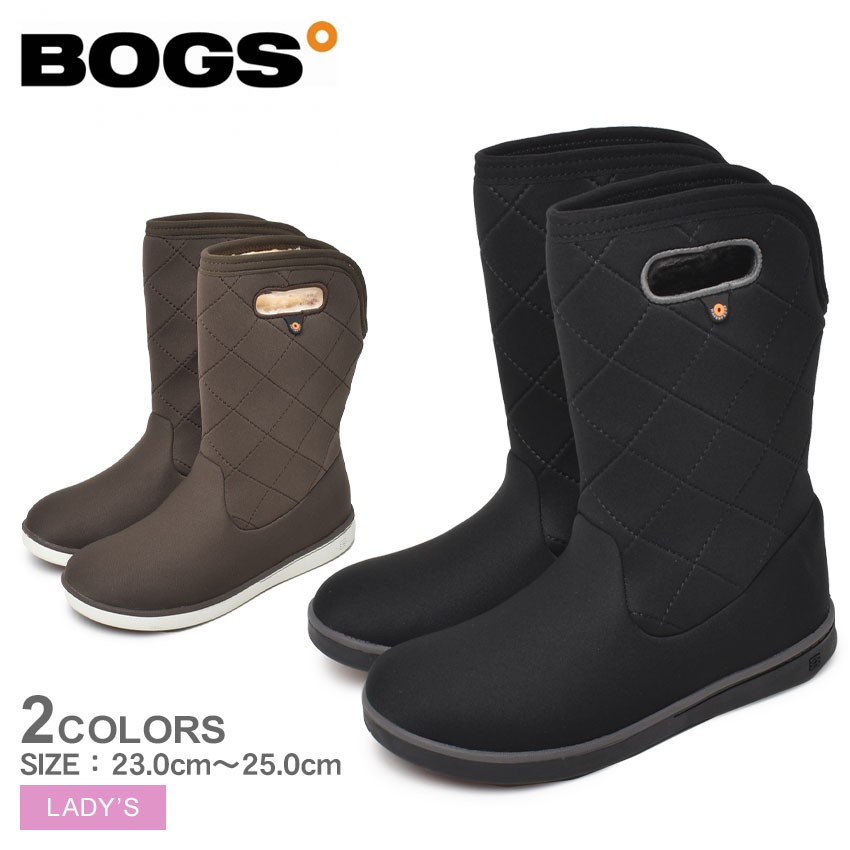 보그스 BOGA MID QUILTING BOGS 스노부츠 레이디스 블랙 검정 브라운 79134 부츠 스노  방수 윈터 캐주얼 보온 : 소리가또