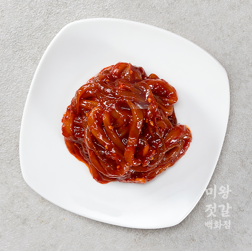 미왕젓갈백화점  100% 국내산 오징어 젓갈 반찬 250g, 1개 : 미왕젓갈백화점 강경본점
