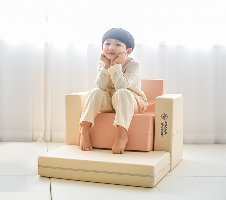 도담도담 가온 아기 쇼파 유아 키즈 소파 어린이 의자 : 도담도담플레이