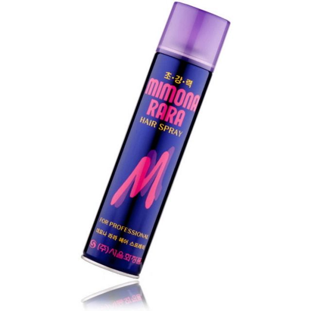 미모나 앞머리 볼륨 헤어 스프레이 픽서 고정 픽스 미용실 라라 300ml : 금스몰