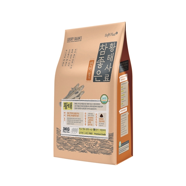 (맛보기10봉) 럭셔리발란스 강아지사료 참좋은 황태 연어, 3kg, 1개 : 사파리펫
