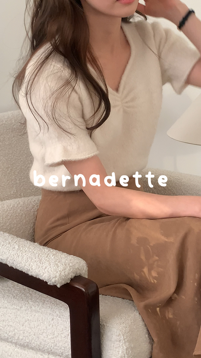 [당일 그레이]컴히얼 벨라 퍼프 니트 (3col) comehere : 버나뎃 Bernadette