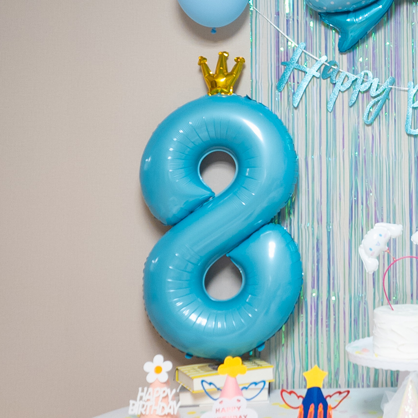 왕관숫자풍선 대 핑크 7 생일파티 기념일이벤트 : 연지마켓20