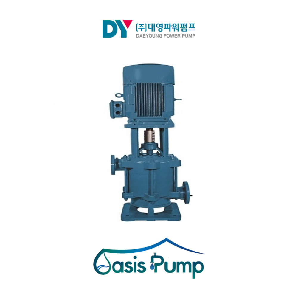 대영파워펌프 DMT-V 65/3 소방용 4극 입형다단터빈펌프 11KW 80A 모터별도 : 오아시스 펌프
