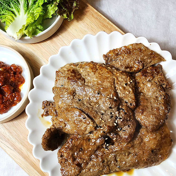 다둥이네 정육점 - 한돈 두툼 양념구이 600g 간장소스 불고기 국내산 앞다리살 : 다둥이네 정육점