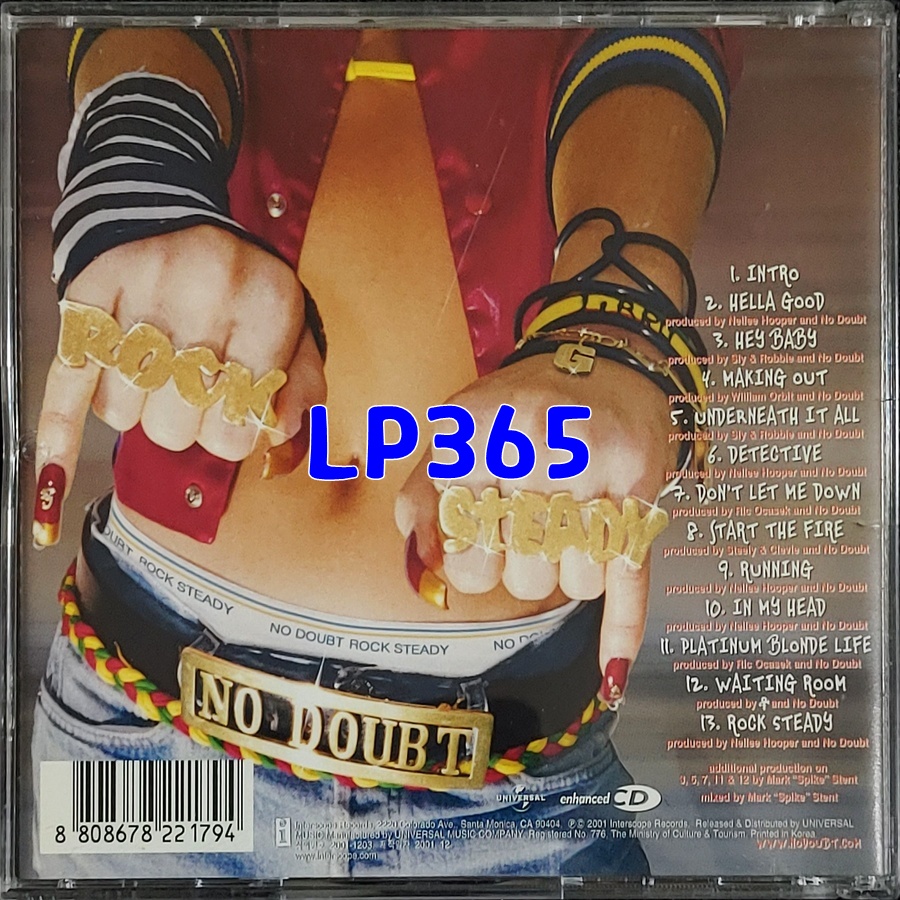 [CD] 노 다웃 No Doubt - Rock Steady [중고]C1262 : LP365