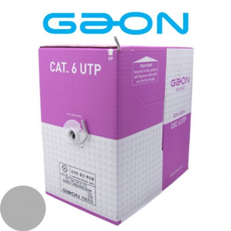 가온 케이블 랜선 통신 인터넷선 CAT.6 UTP 300m : 큐스원