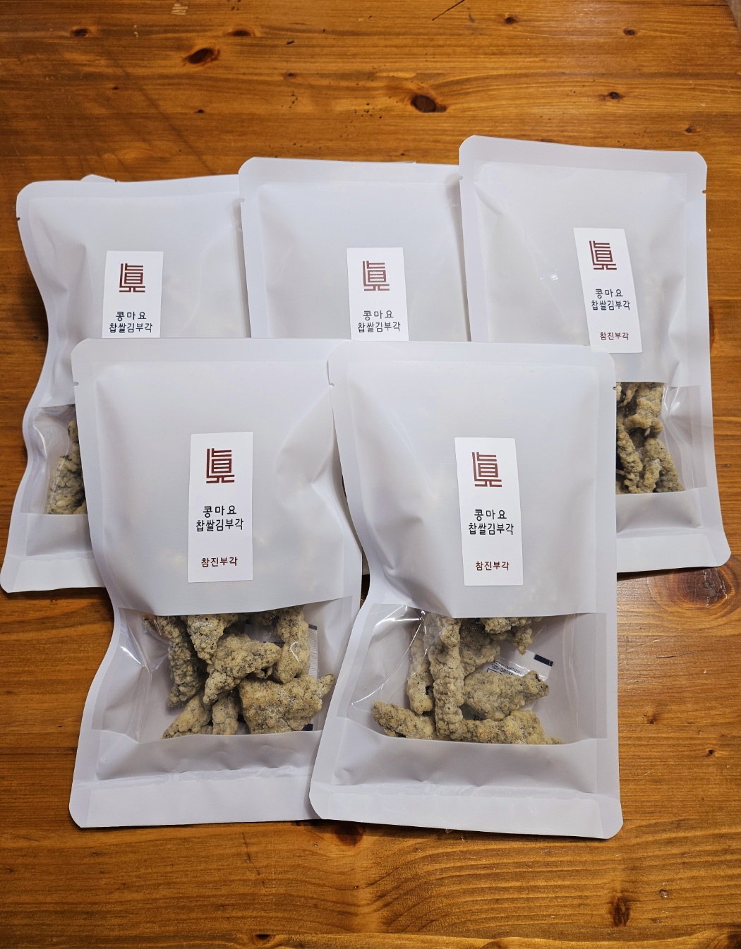 [무료배송] 참진 수제 콩마요 김부각 (30g, 5팩) : 참진부각