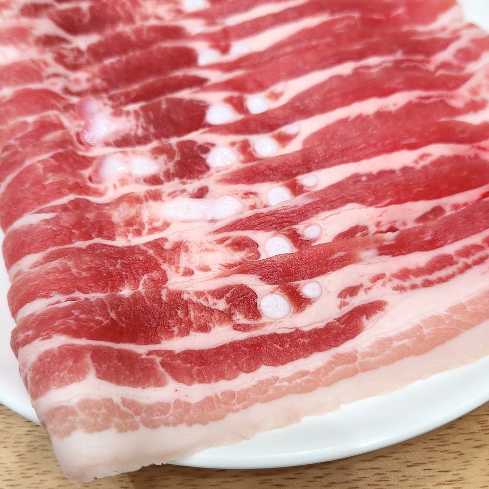 호호미트클럽 한돈 삼겹살 1kg 냉장 생삼겹살 칼집 대패삼겹살 : 호호미트클럽