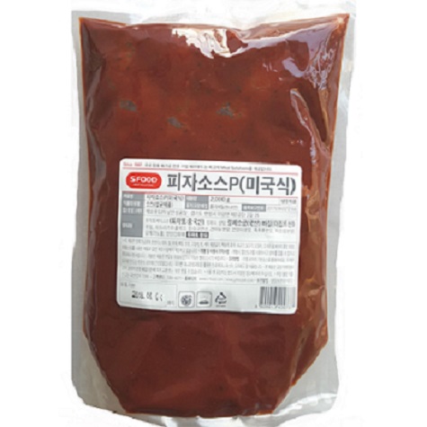 에쓰푸드 피자소스(미국식) 2kg : 에스푸드와 청정식품 제품