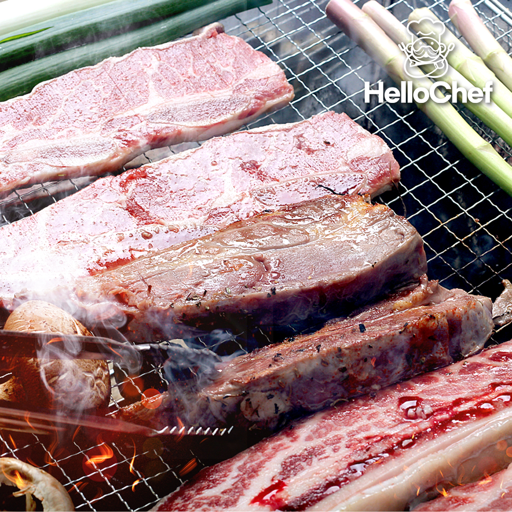 미친마블링 우대갈비 LA갈비 양갈비 1kg : 헬로쉐프
