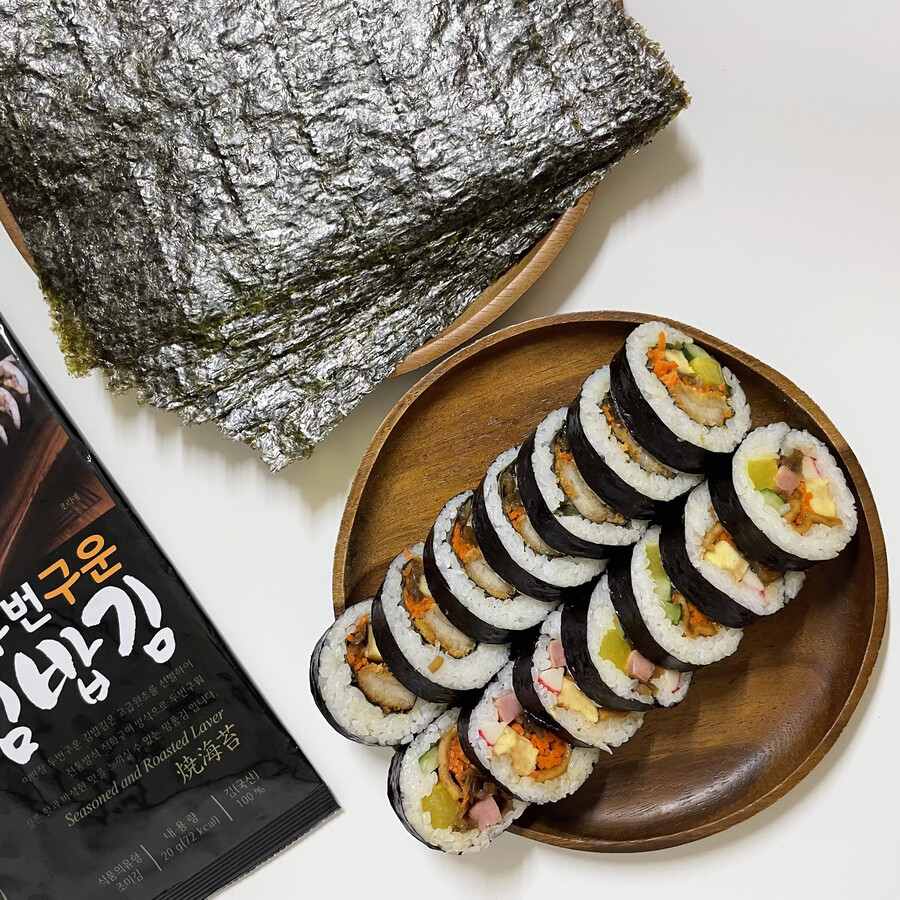 홈앤스토리 이반장 광천 두번 구운 김밥김 김밥용김 20g 10봉 100매 200매 : 홈 앤 스토리