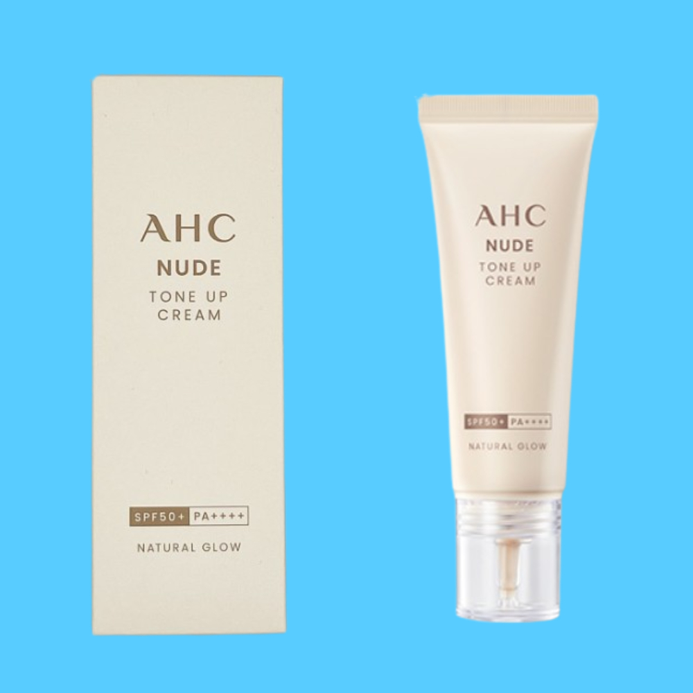 AHC 누드 톤업 크림 내추럴 글로우 40ml [SPF50+] : 아비스 몰