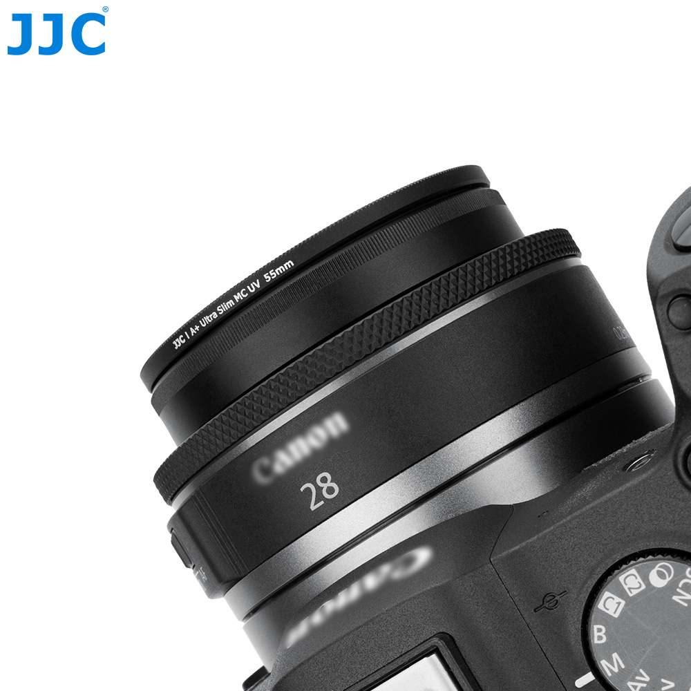 JJC  캐논 RF 28mm F2.8 STM 렌즈 후드 원형 EW-55 : 코엠카메라