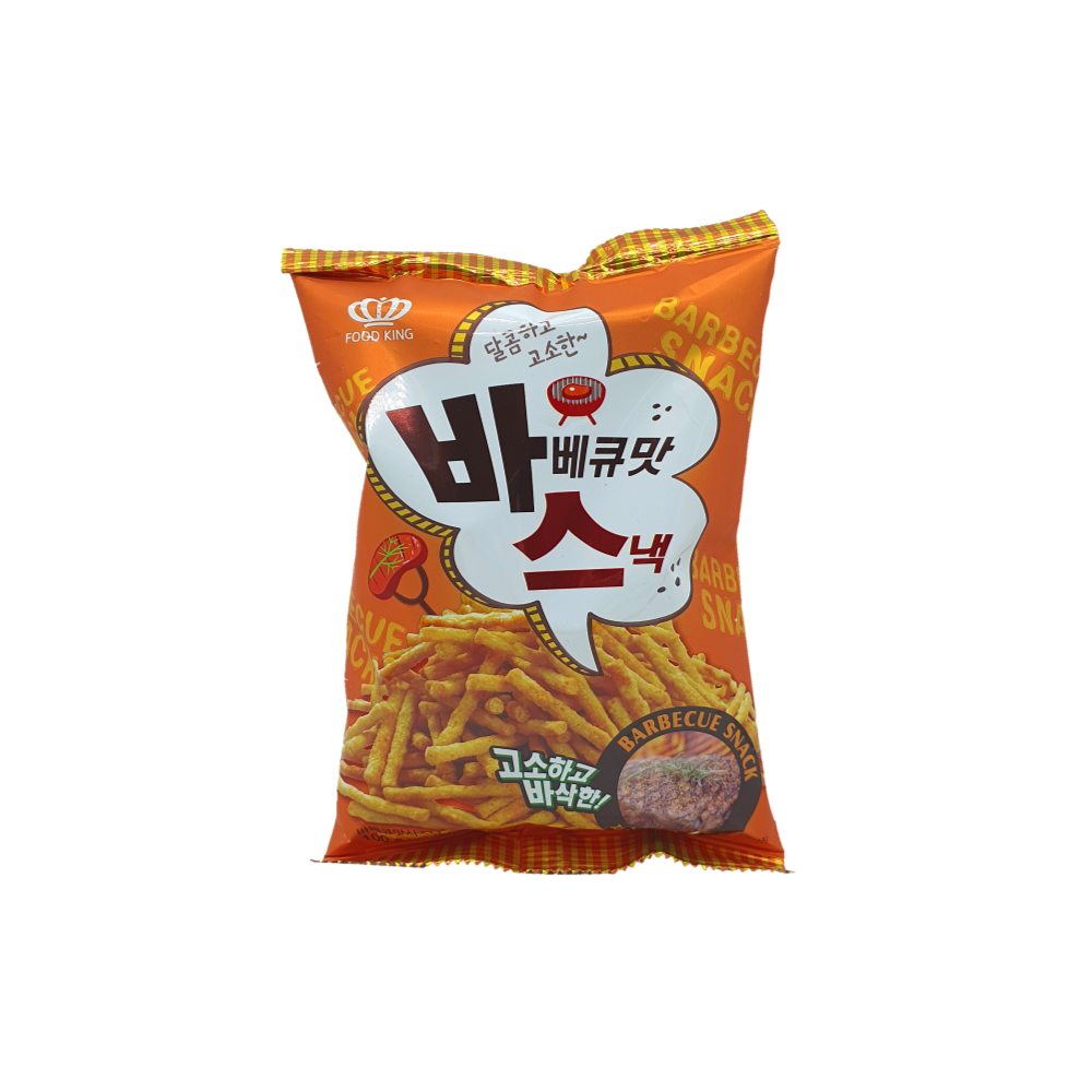 푸드킹 바베큐맛 스낵 100g x 1봉지 : 미야네점빵