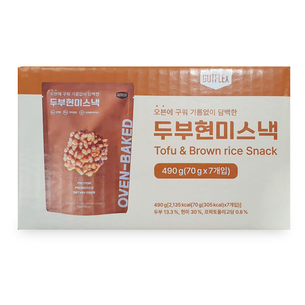 것플렉스 두부현미스낵 70g x 7 : 마켓 참다올