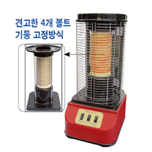 대성온풍기 전기난로 현장 사무실 다용도 원통형세라믹FAN히터 BBF-3000W : 툴앤드