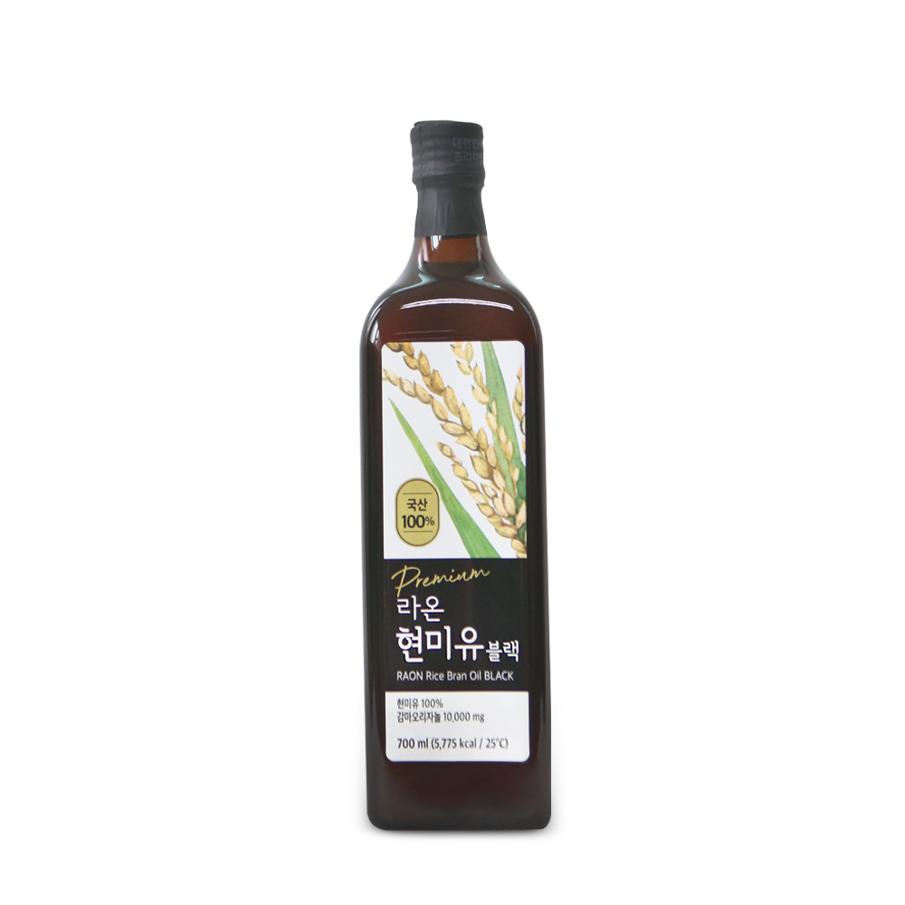[국산100%] 라온현미유 블랙 700ml : SRKOREA