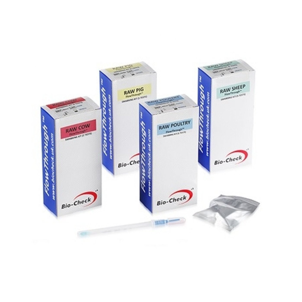 Biocheck 소(Cow) 알러지 키트(Raw Meat FlowThrough Swab) 5Tests/pk : 주식회사 마이크로진