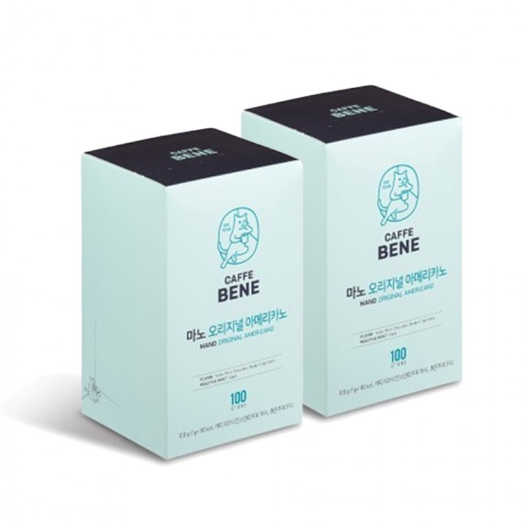 카페베네 마노 오리지널 아메리카노 100T X 2개(총200T) : 세일즈브라더스