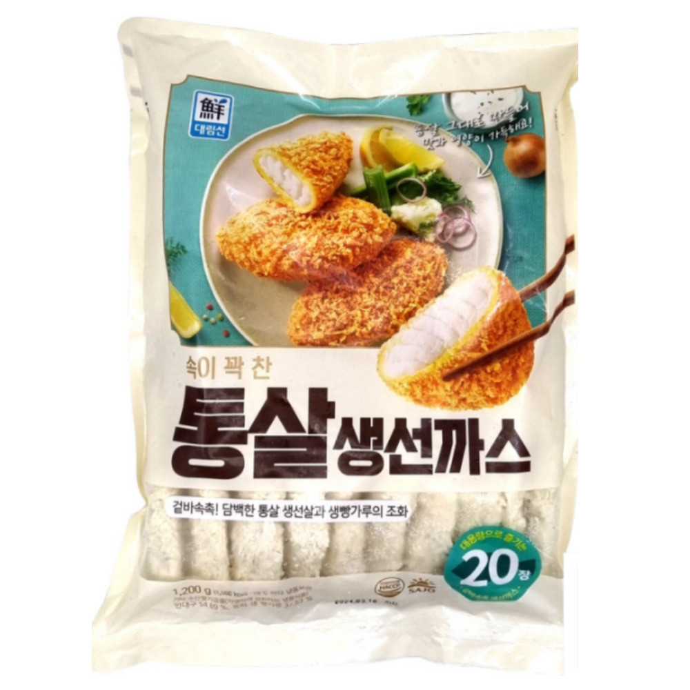 대림 생선까스 1.2kg 생선가스 튀김 : 새봄 식자재