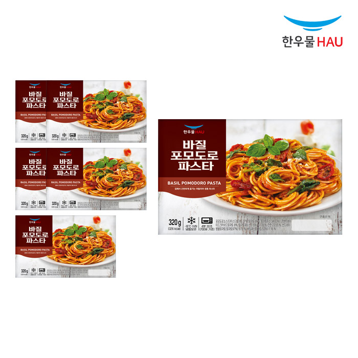 한우물 바질 포모도로 파스타 320g x 6개 : 보까보까몰