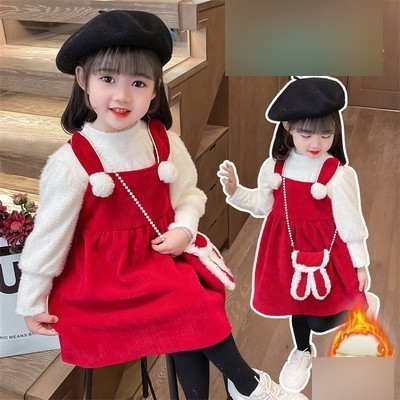 아동 코코레드원피스3종셋 : 아동복은 아꾸꼬