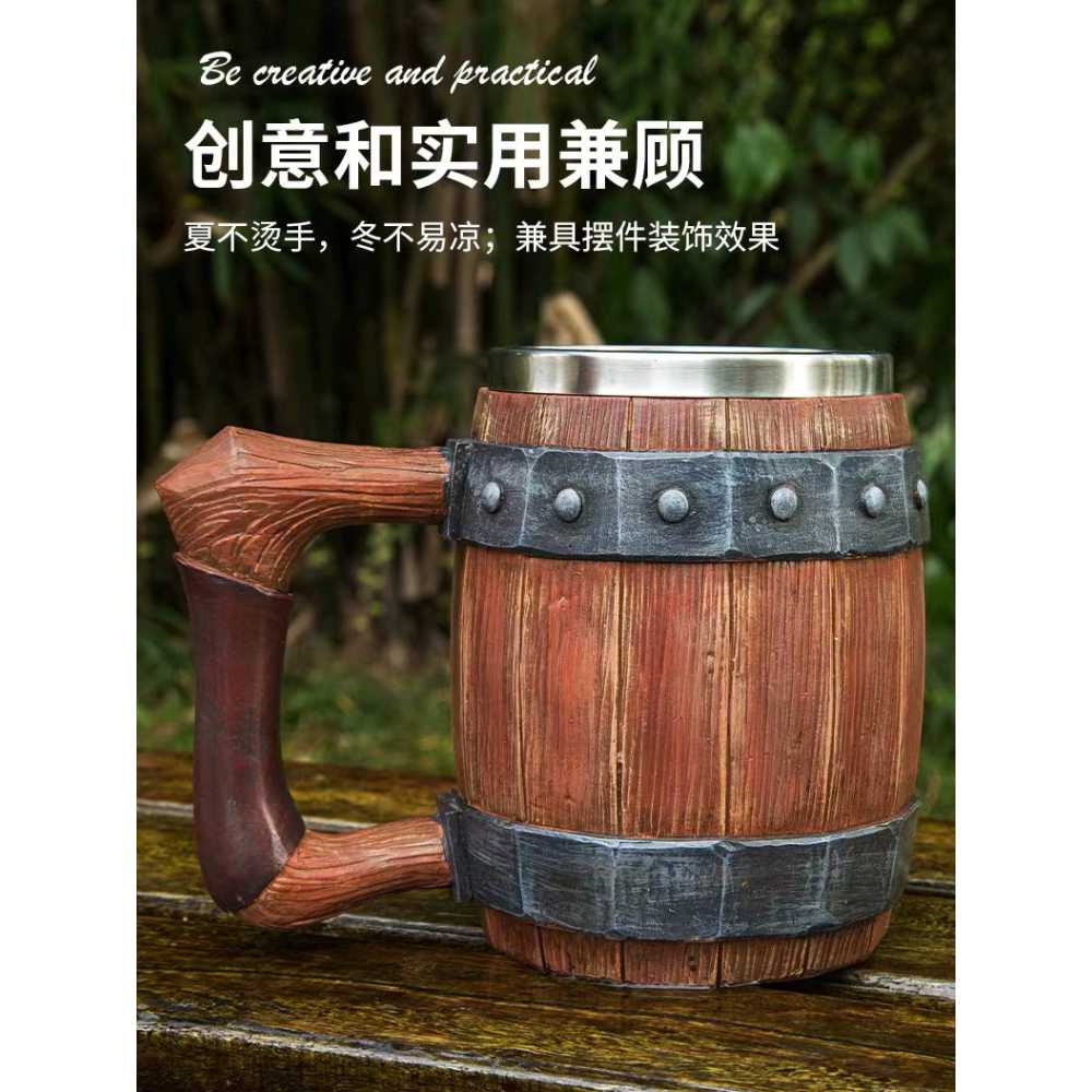 특이한 맥주잔 바이킹 원피스 오크 맥주컵 스텐 독일 : 은냥꾸리마켓