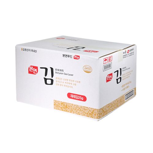 [담짜몰/본연김] 재래 전장김 20봉/재래김/구운김 : 담짜몰