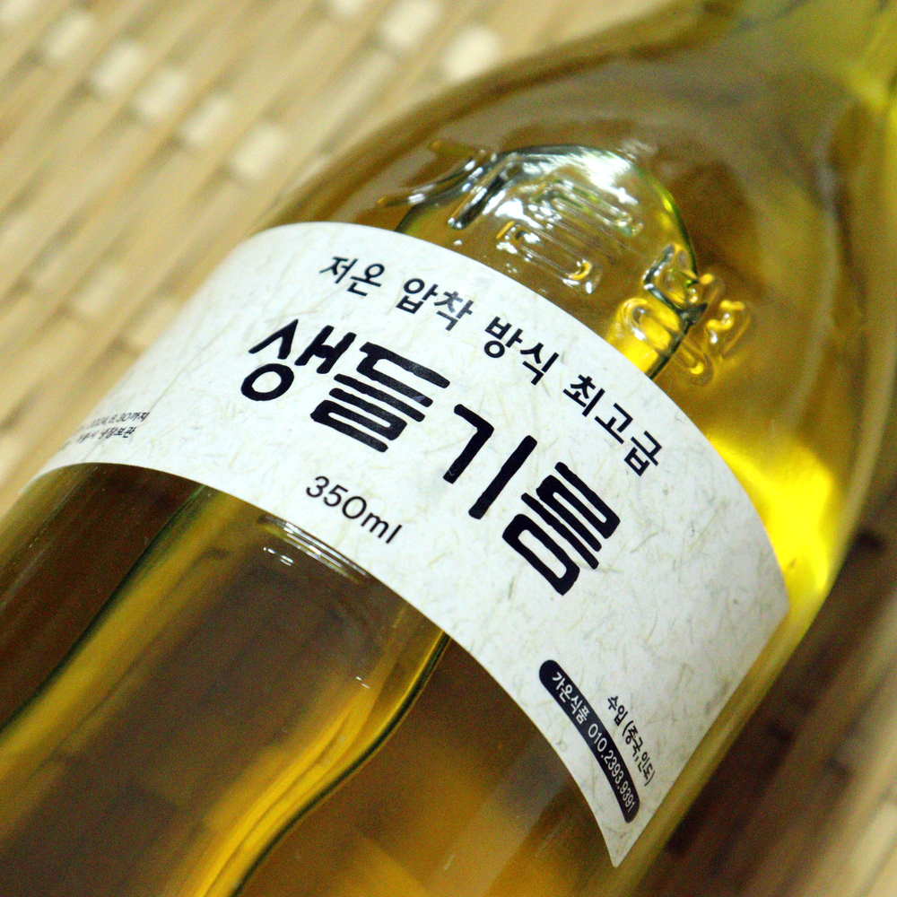 [용산구 배달] 투명한 생들기름 350ml [용문 가온식품] : 동네시장 장보기