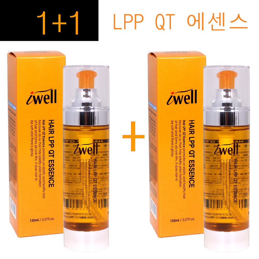 1+1구성~ 아이웰 헤어 엘피피 큐티 에센스 150ml /모발탄력강화/부드럽고 윤기있는모발/본코스메틱 정품 : OMG헤어마트