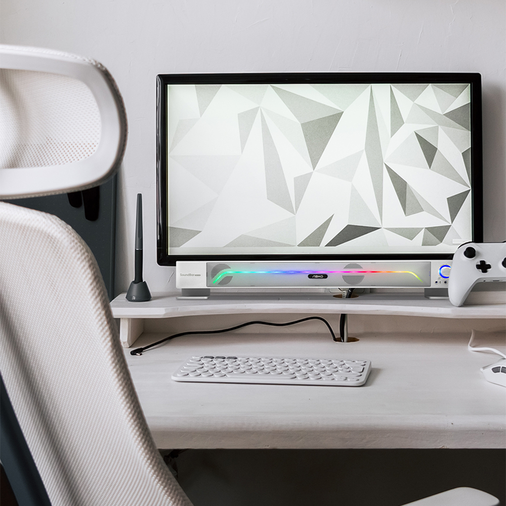 앱코 S600 사운드바 PC 컴퓨터 스피커 블랙 USB전원 : 앱코 온라인스토어