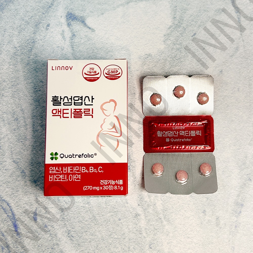 리노브 액티폴릭 270mg x 30정 in : INNO01