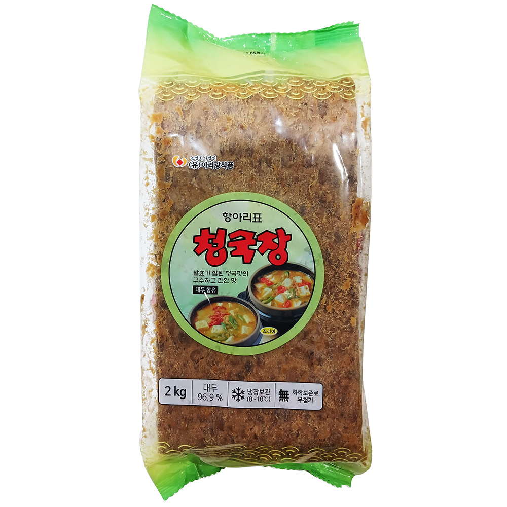 아리랑식품 아리랑 항아리표 청국장 2Kg 5개 이쁜이표 : 이강산닷컴