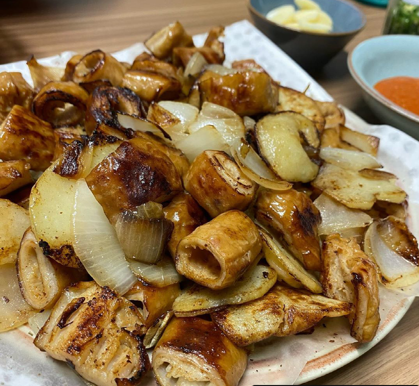 [싱글벙글숯불막창] 대구 초벌 막창 120g  소스 : 싱글벙글숯불막창