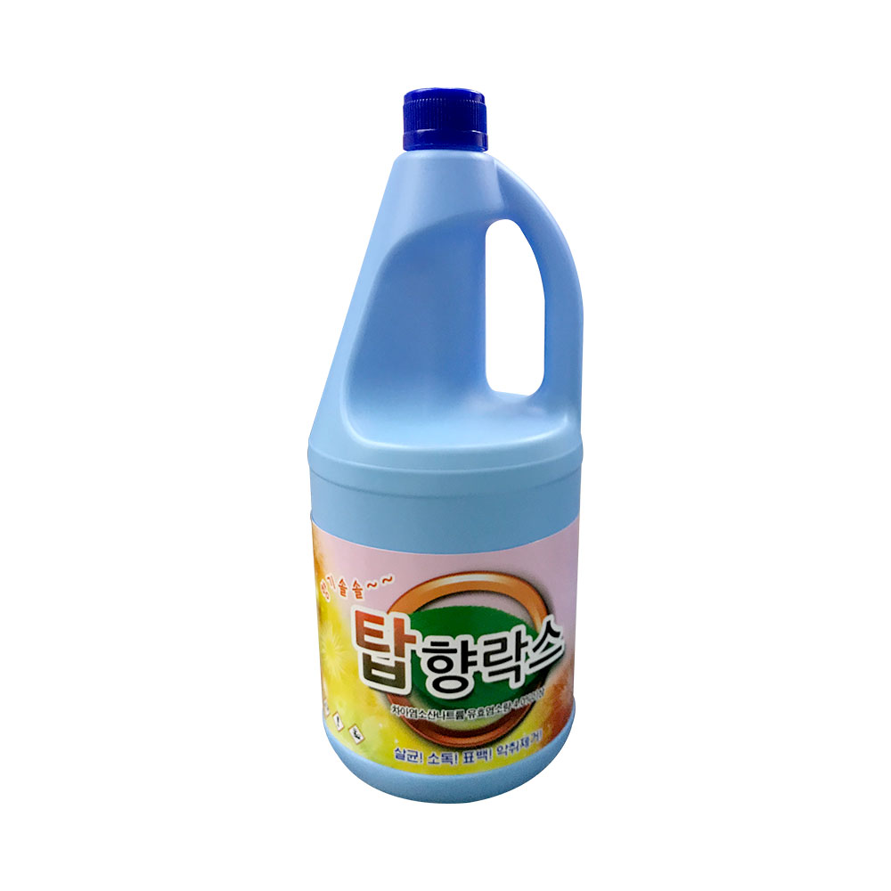 국일 탑향락스 2L 6개 흰옷표백 변기청소 바닥청소 : Happymart