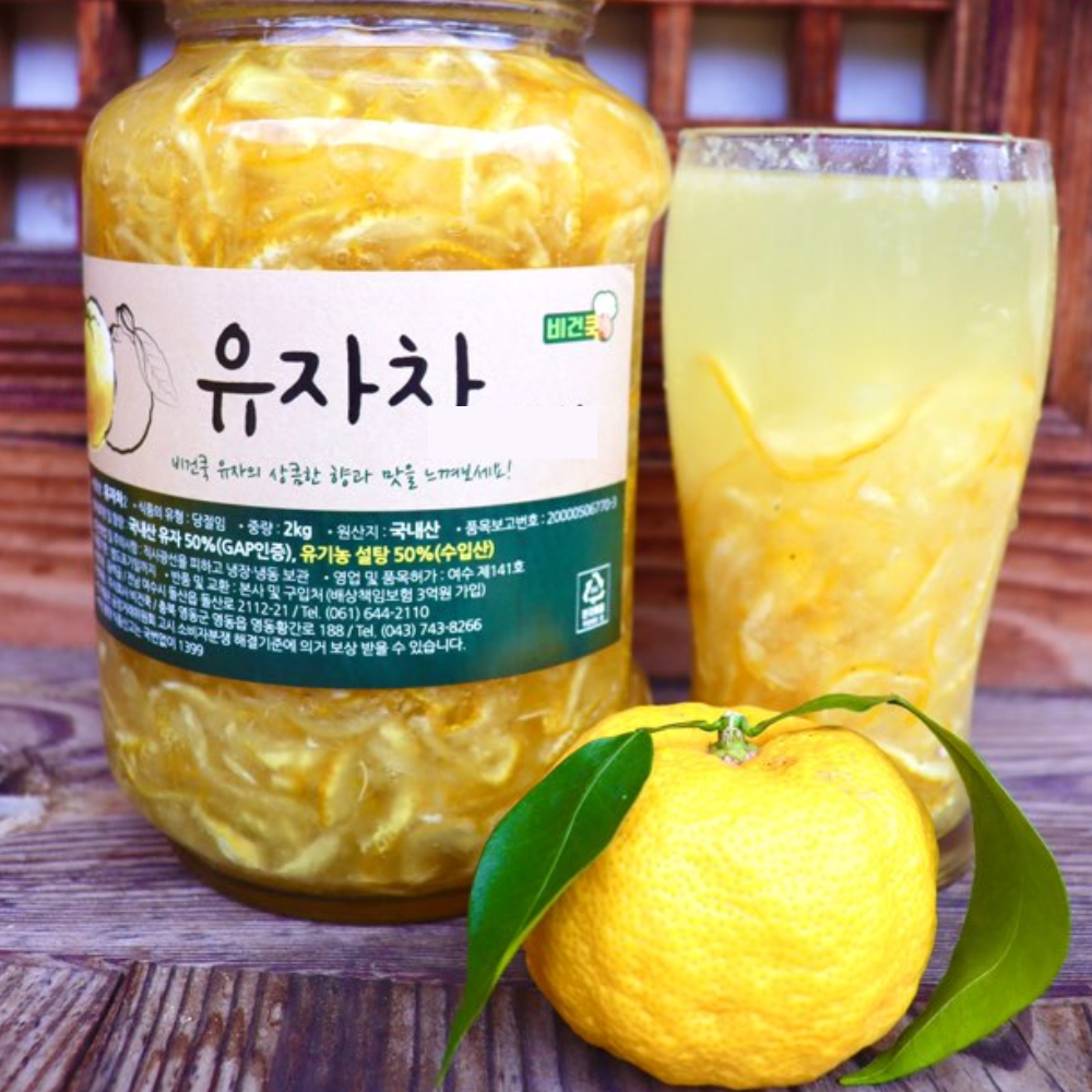 비건쿡 유자차 2kg : 비건쿡