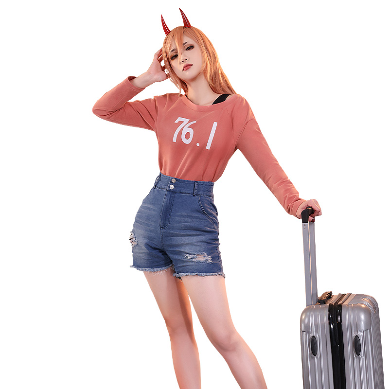 체인소 맨 삼점 망상 cosplay 여장 쿠스코로동만상 여성 여성복 : 제트구대