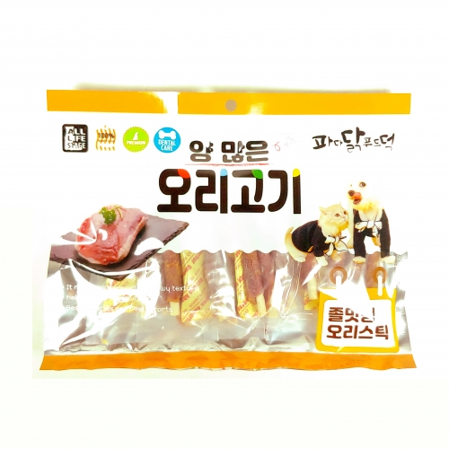 파다닥푸더덕 양많은 오리고기 애견간식 : 펫마켓365