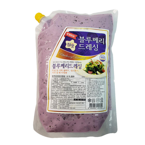 평강푸드 참맛 블루베리드레싱 2kg : 그린푸드마켓
