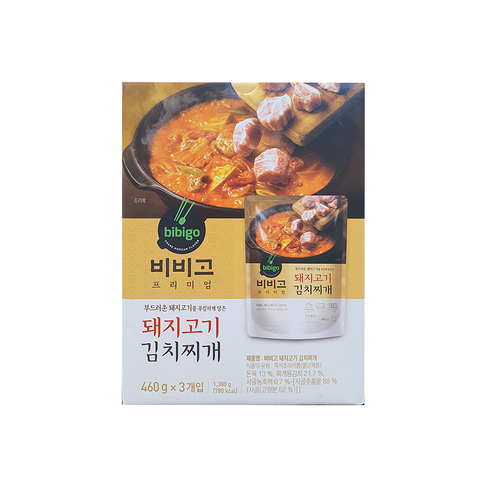 CJ 비비고 돼지고기 김치찌개 460g x 3입 : HMart