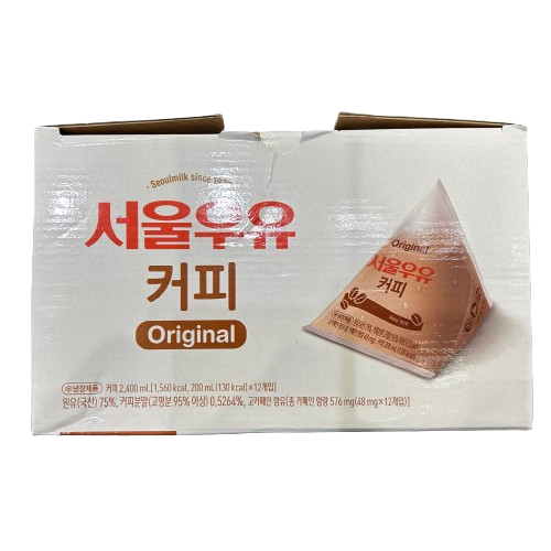 서울우유 커피우유 200ML x 12입 아이스박스포장 /코스트코 : 코스트고고
