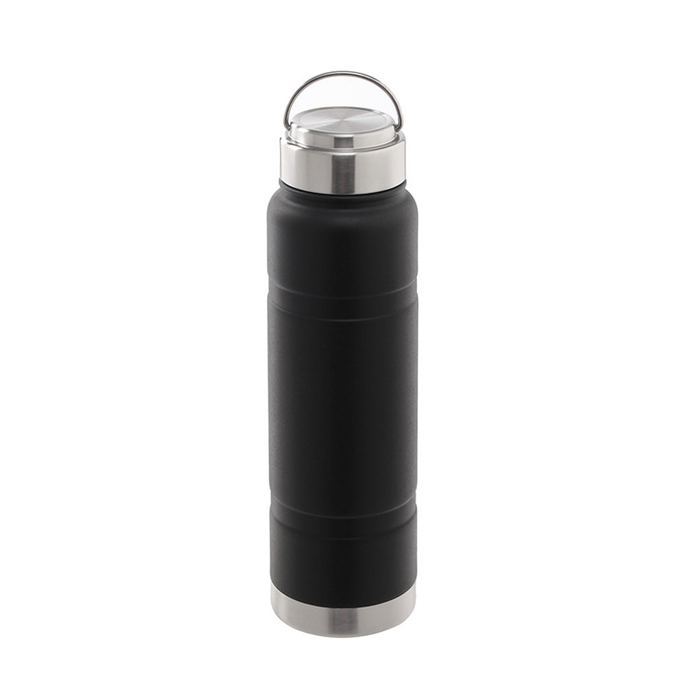 이중스텐 보온병 750ml 블랙 보온물통 보온보냉텀블러 : 도도연