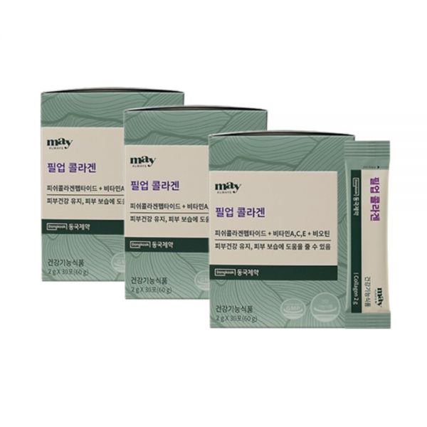 동국제약 콜라겐 메이올웨이즈 필업 (2g x 30포) 3박스 : 뷰티 부티크