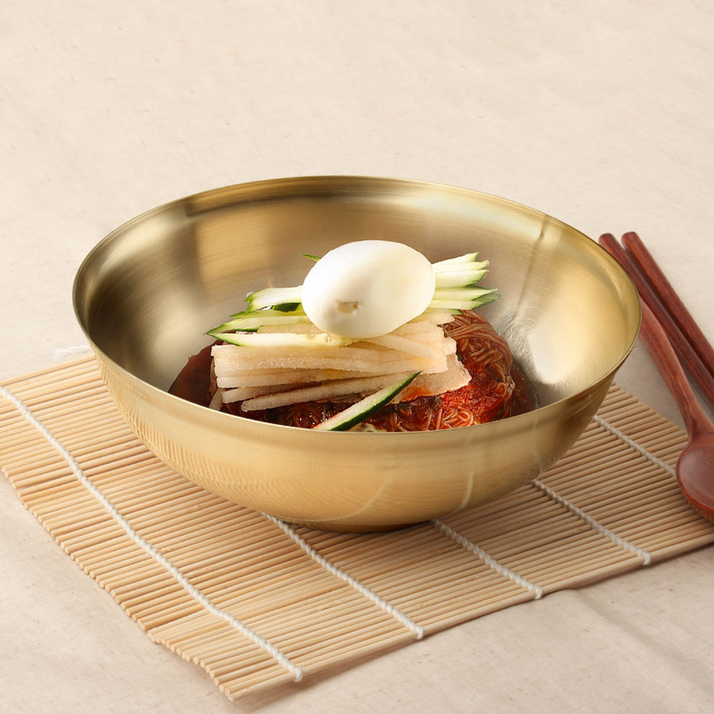 국산 티타늄 냉면기 스텐 비빔밥 냉면그릇 덮밥 갈비탕 칼국수그릇 대형 : 또바기 라라