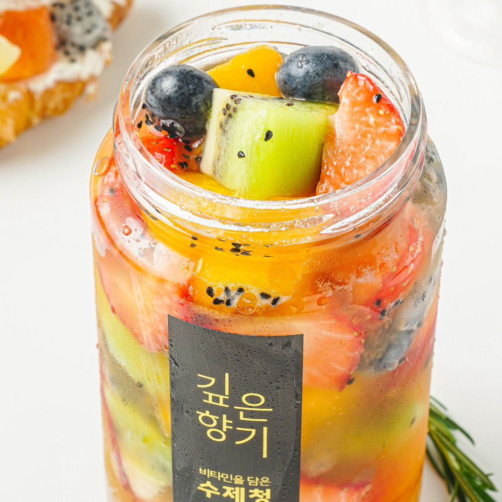 깊은향기 비타민열매함유 후르츠믹스 과일수제청 1kg : 코스미스토어